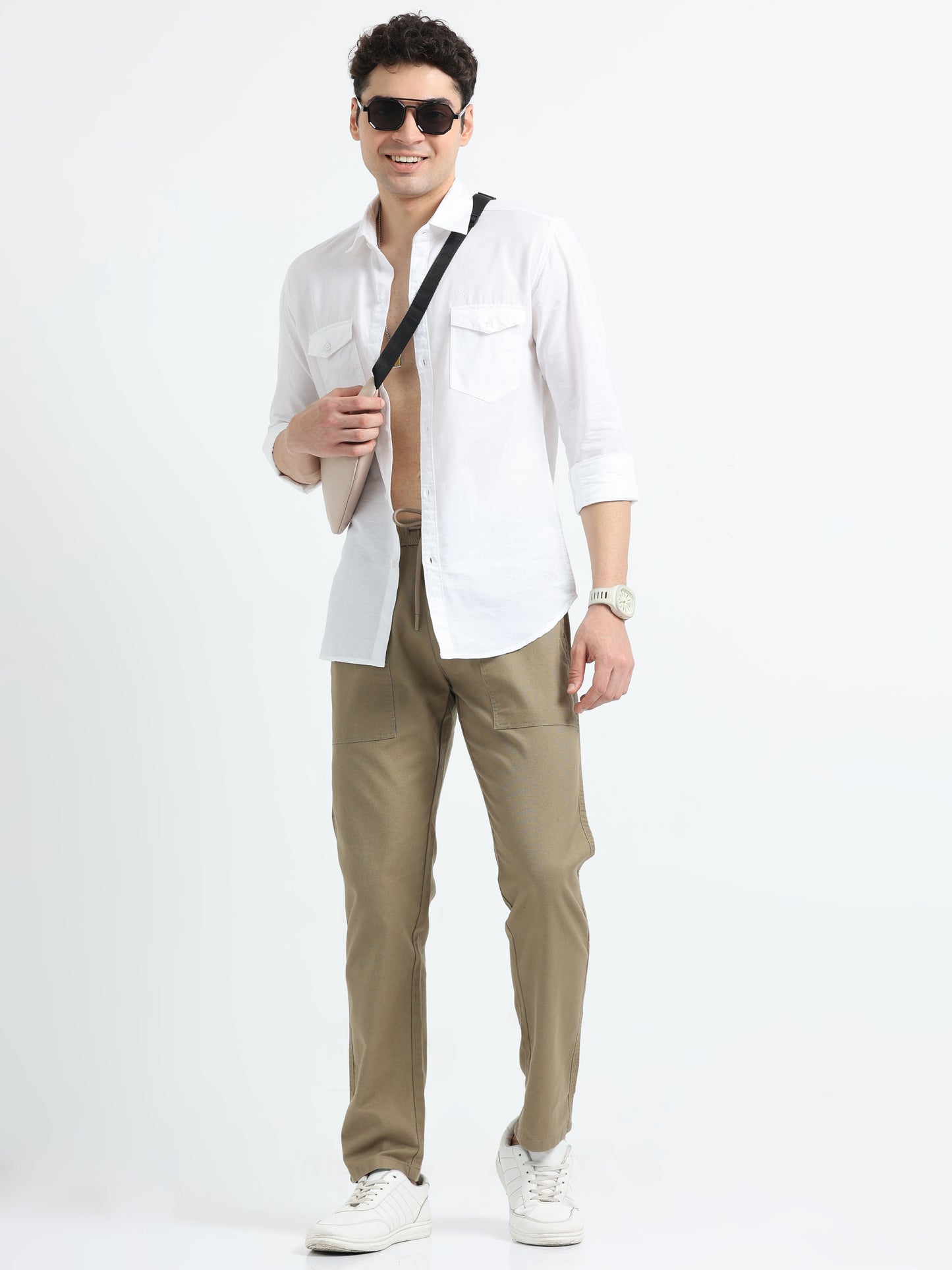 Corn Airport Khaki Jogger Pants