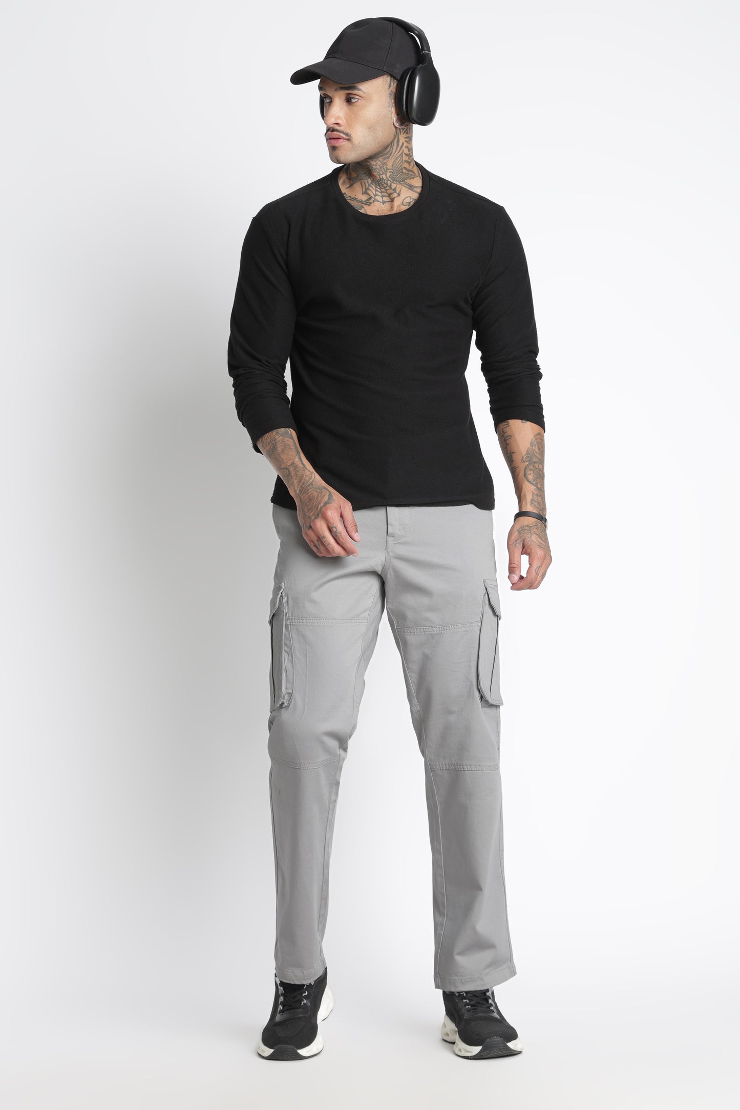 Men Big Boy Bulky Cargo-Lt Grey