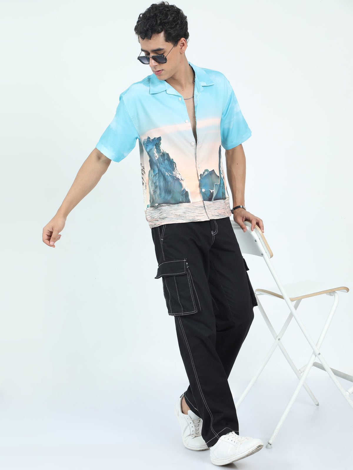 Archipelago Oversized Baggy Shirts Mens