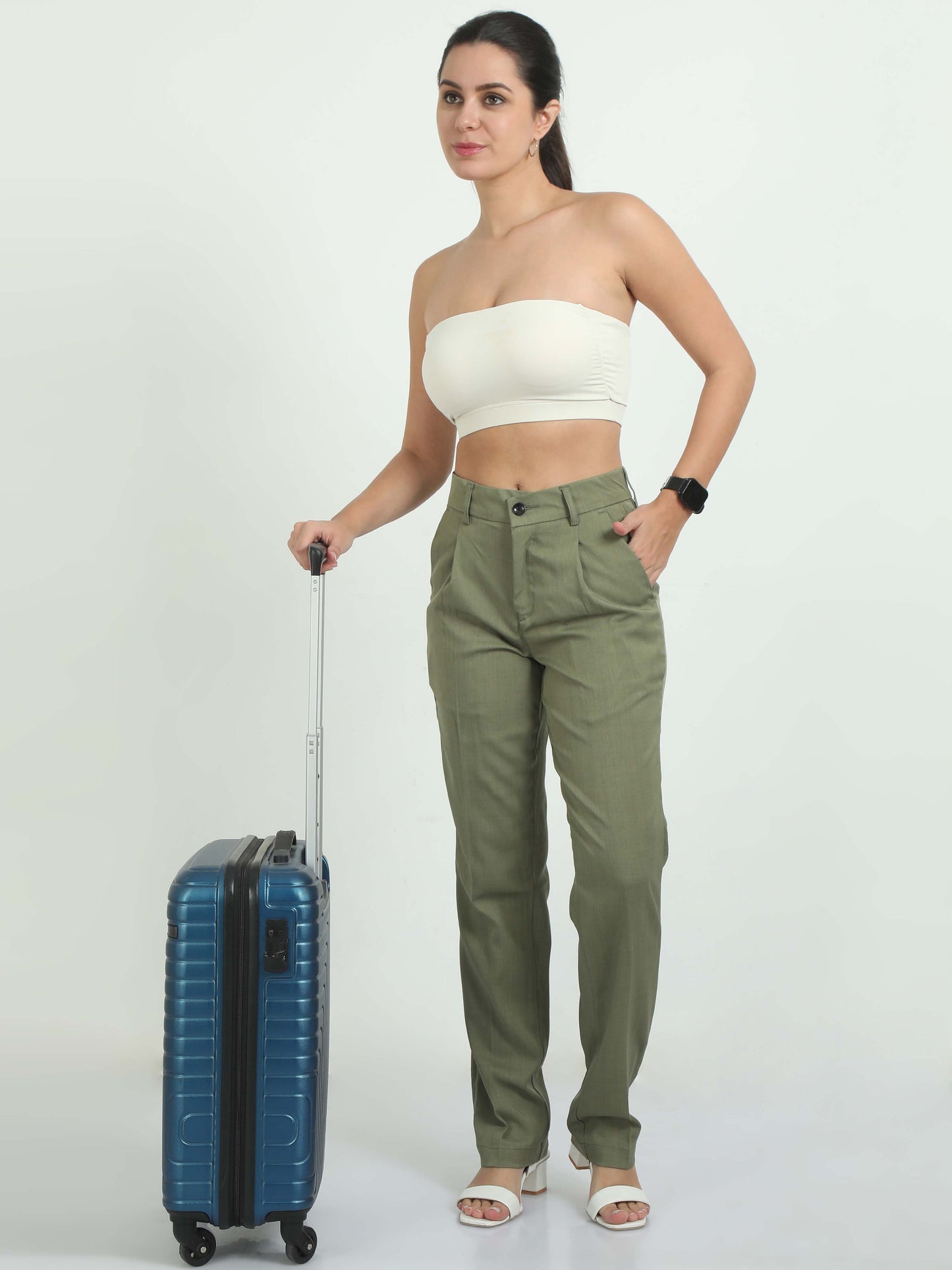 Fern Pleated Trousers Women