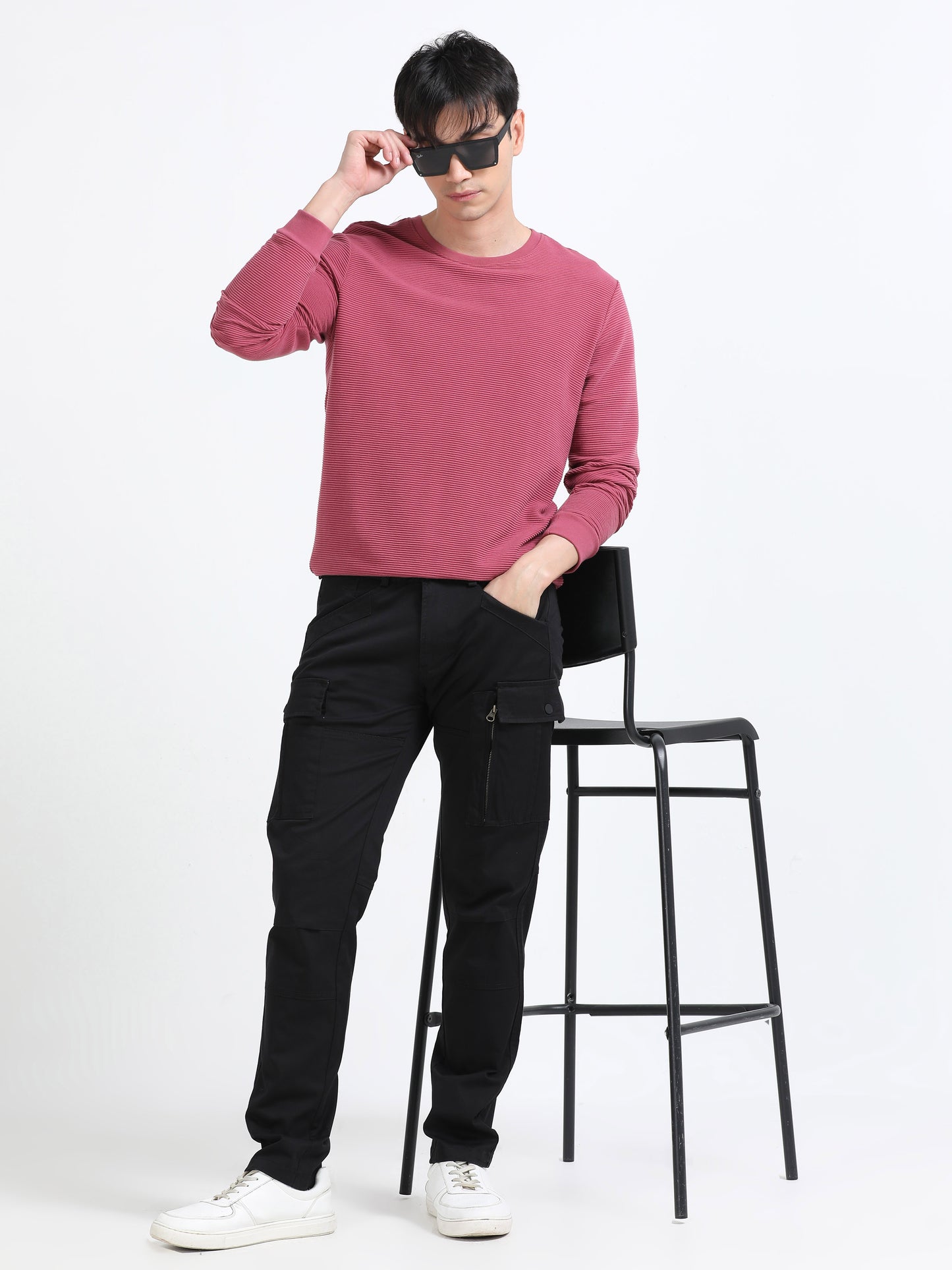 Men Heavy Cargo-Black