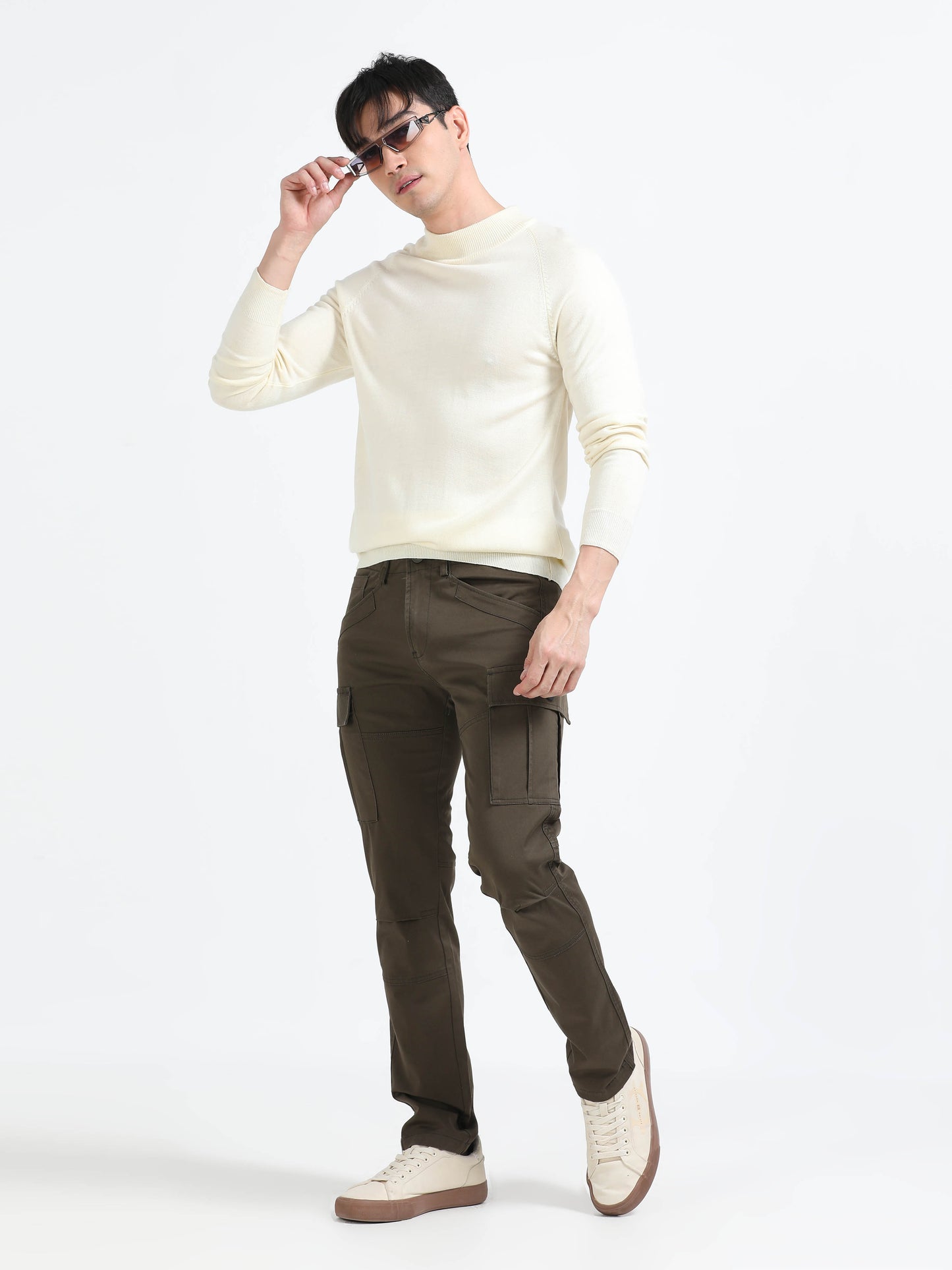 Men Heavy Cargo-Brown