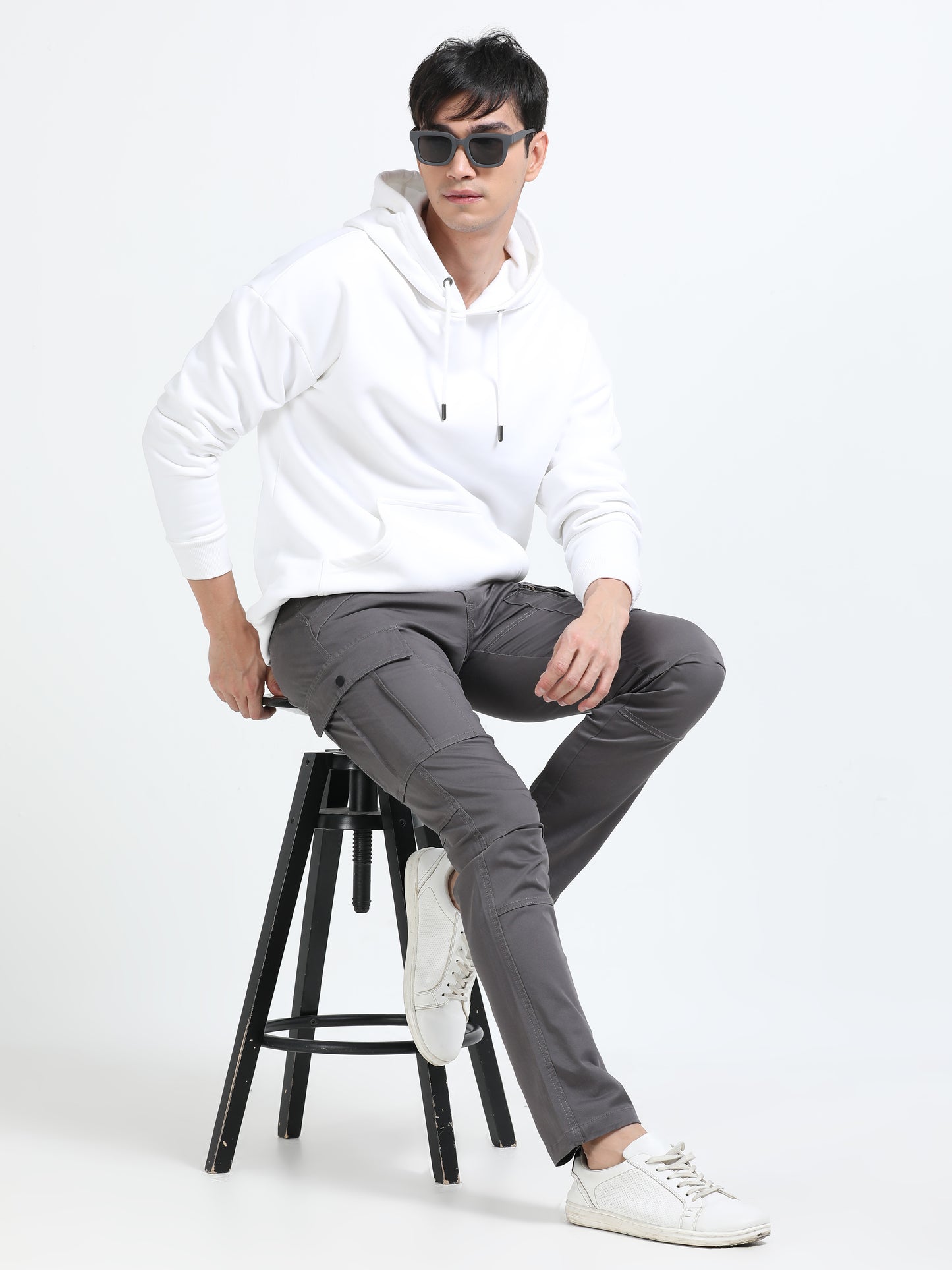 Men Heavy Cargo-Grey
