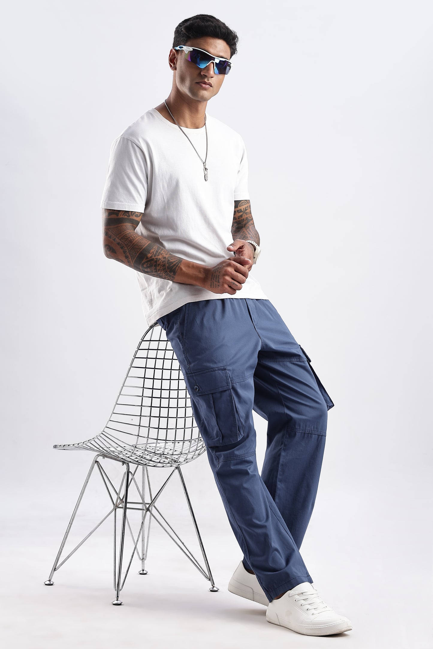 Men Traveller Utility Cargo-Dk Grey