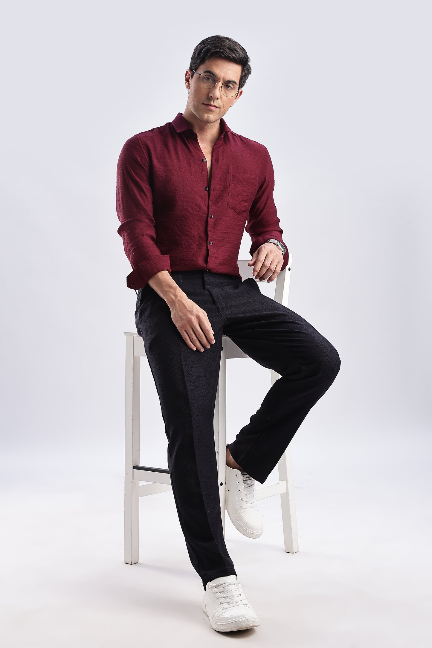 Men Gorkha Pant-Navy