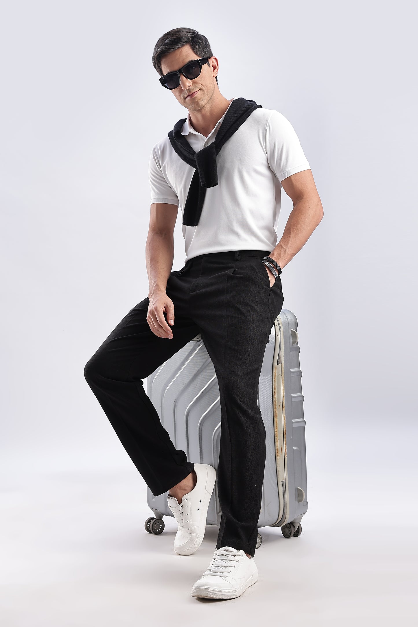 Men Gorkha Pant-Black