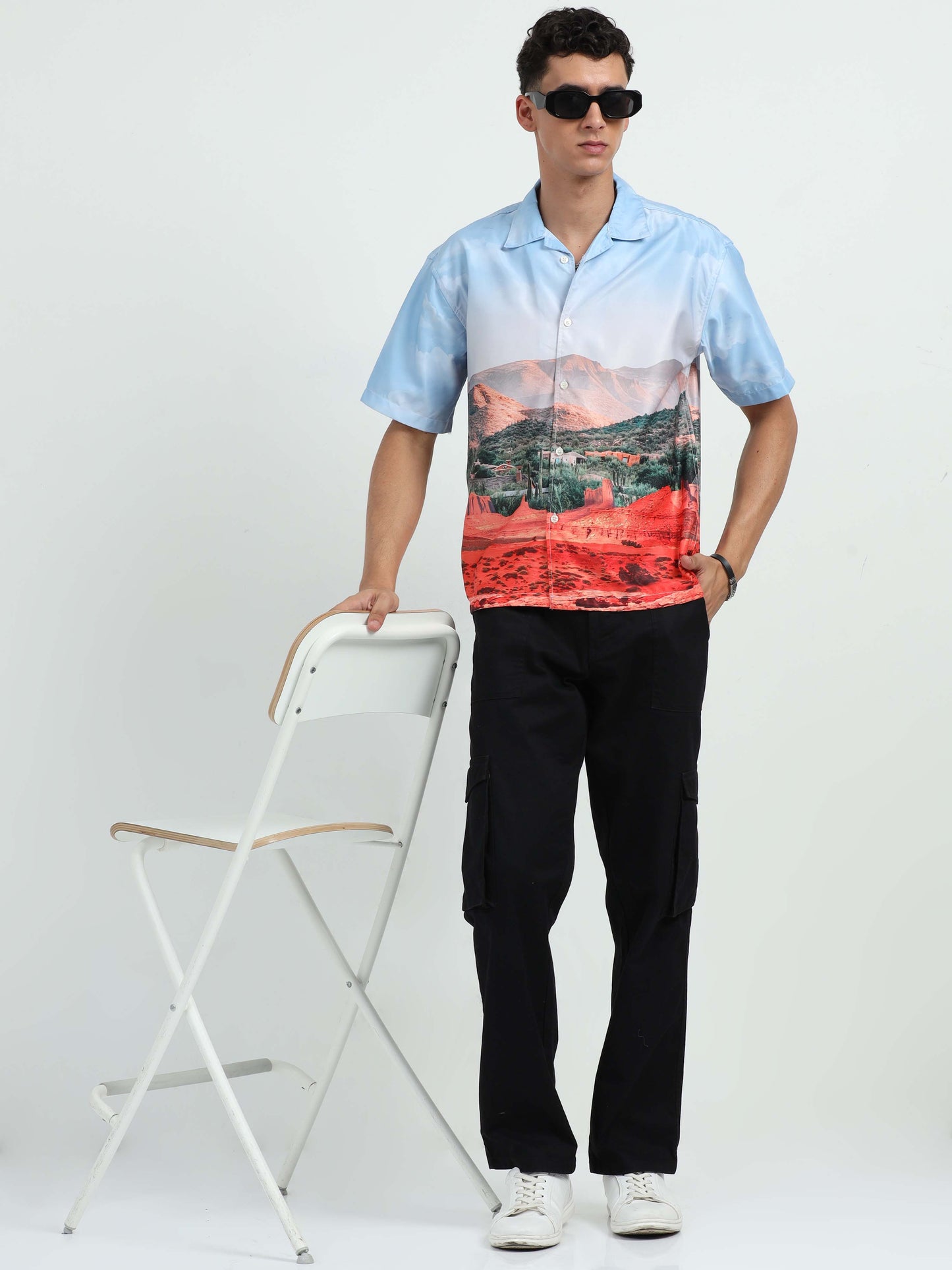 Ruins Of Indus Oversized Shirt For Men