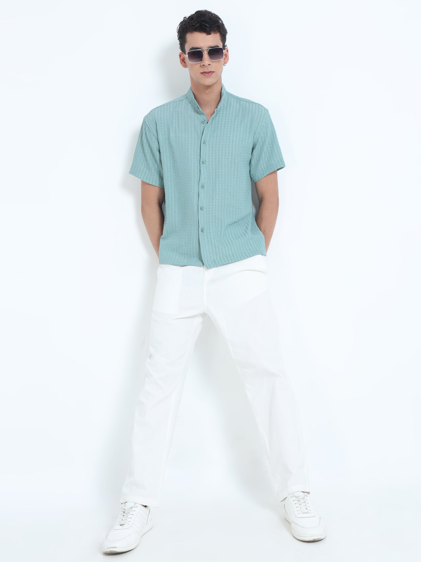 Mint Summer Floruit Shirts For Men