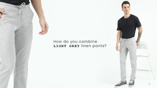 Light Grey Pants For Men