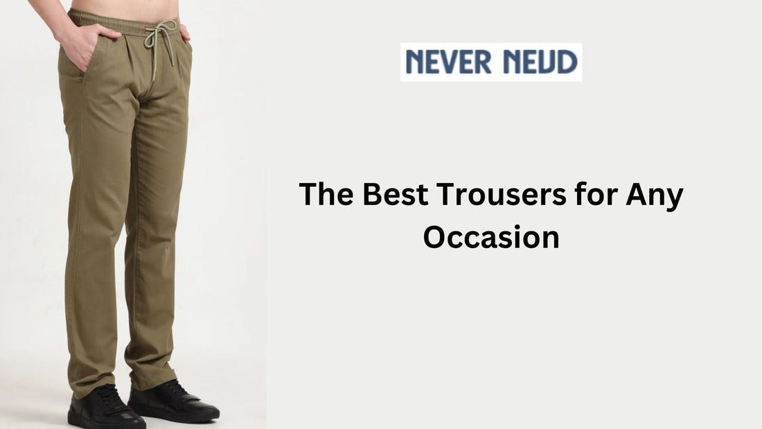 Tailored dress pants for formal occasions