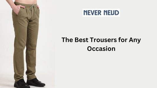 Tailored dress pants for formal occasions