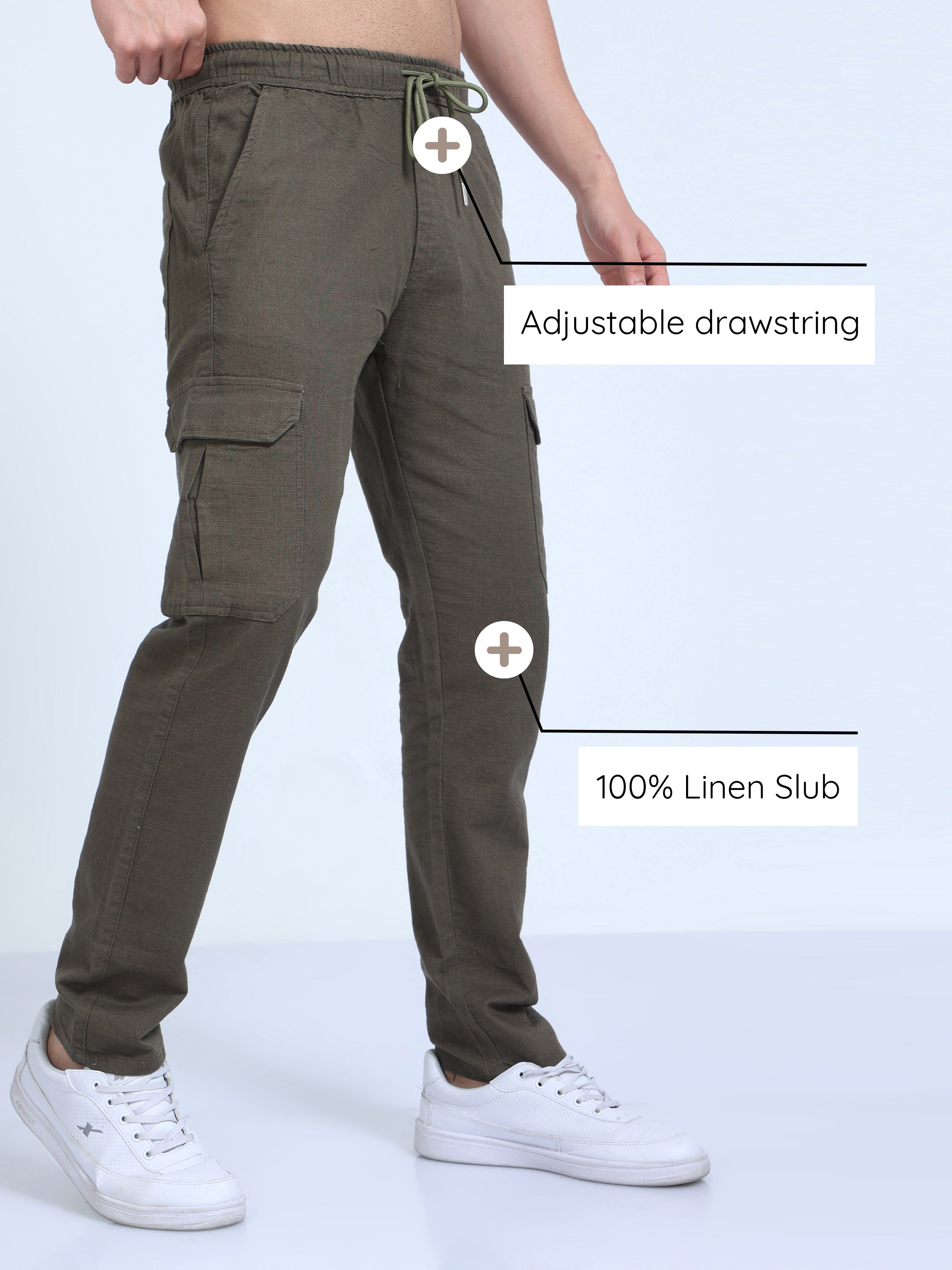 Baocc Straight Leg Pants for Men, Mens Spring and Summer Casual Pants Mens  Wild Cotton and Linen Loose Linen Pants Korean Version Of The Trend Pants  Straight Tube Mens Casual Pants Khaki