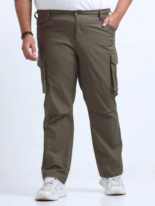 Men Big Boy Ribstop Cargo-Brown