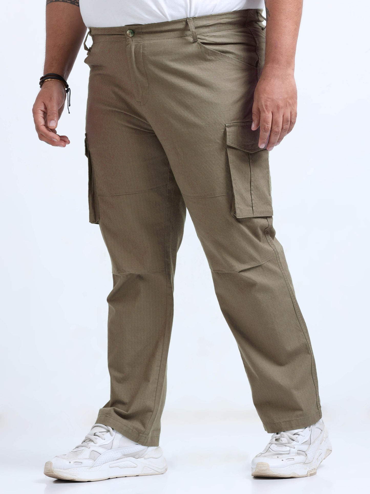 Men Big Boy Ribstop Cargo-Khakhi