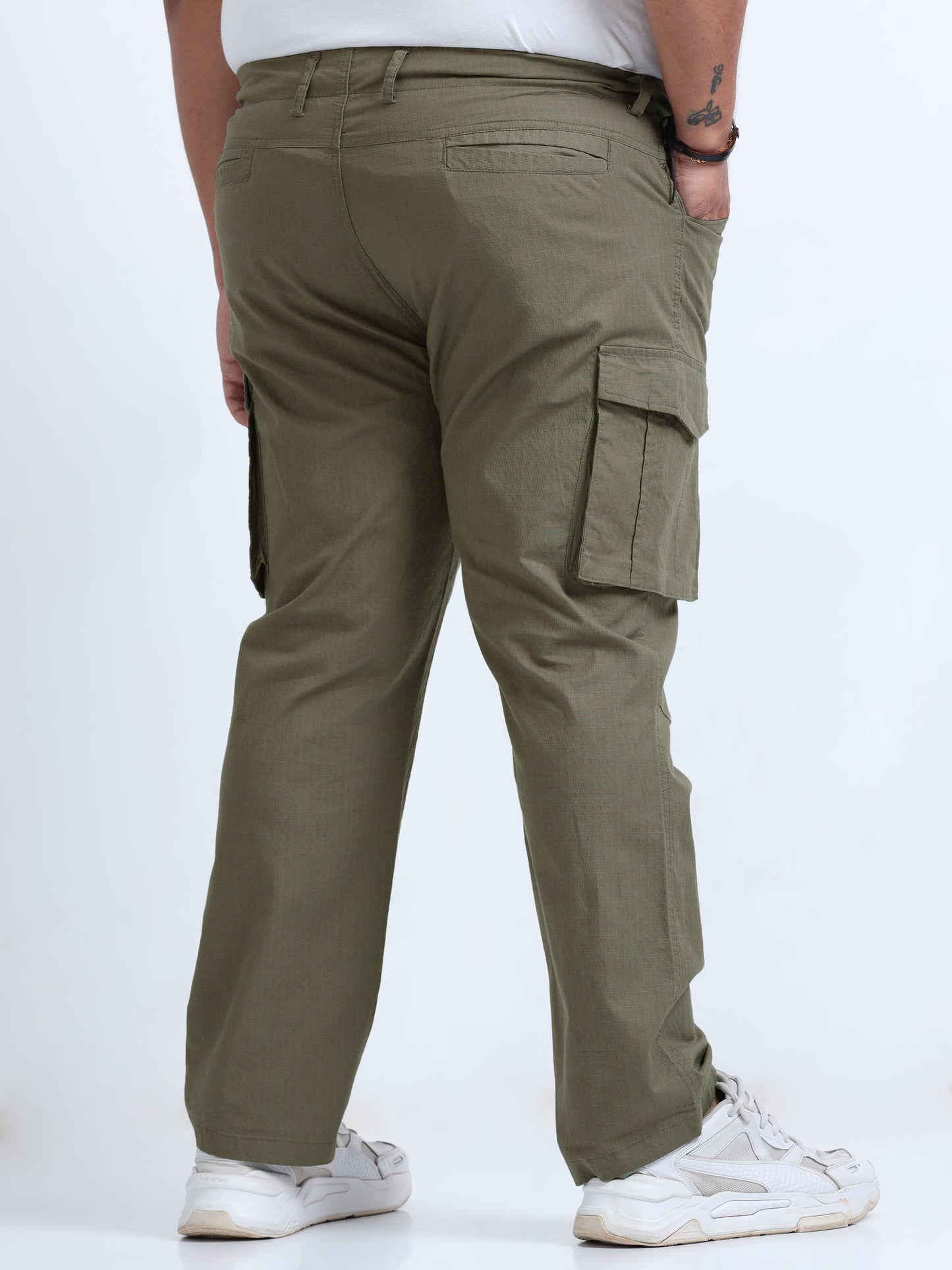 Men Big Boy Ribstop Cargo-Lt Olive