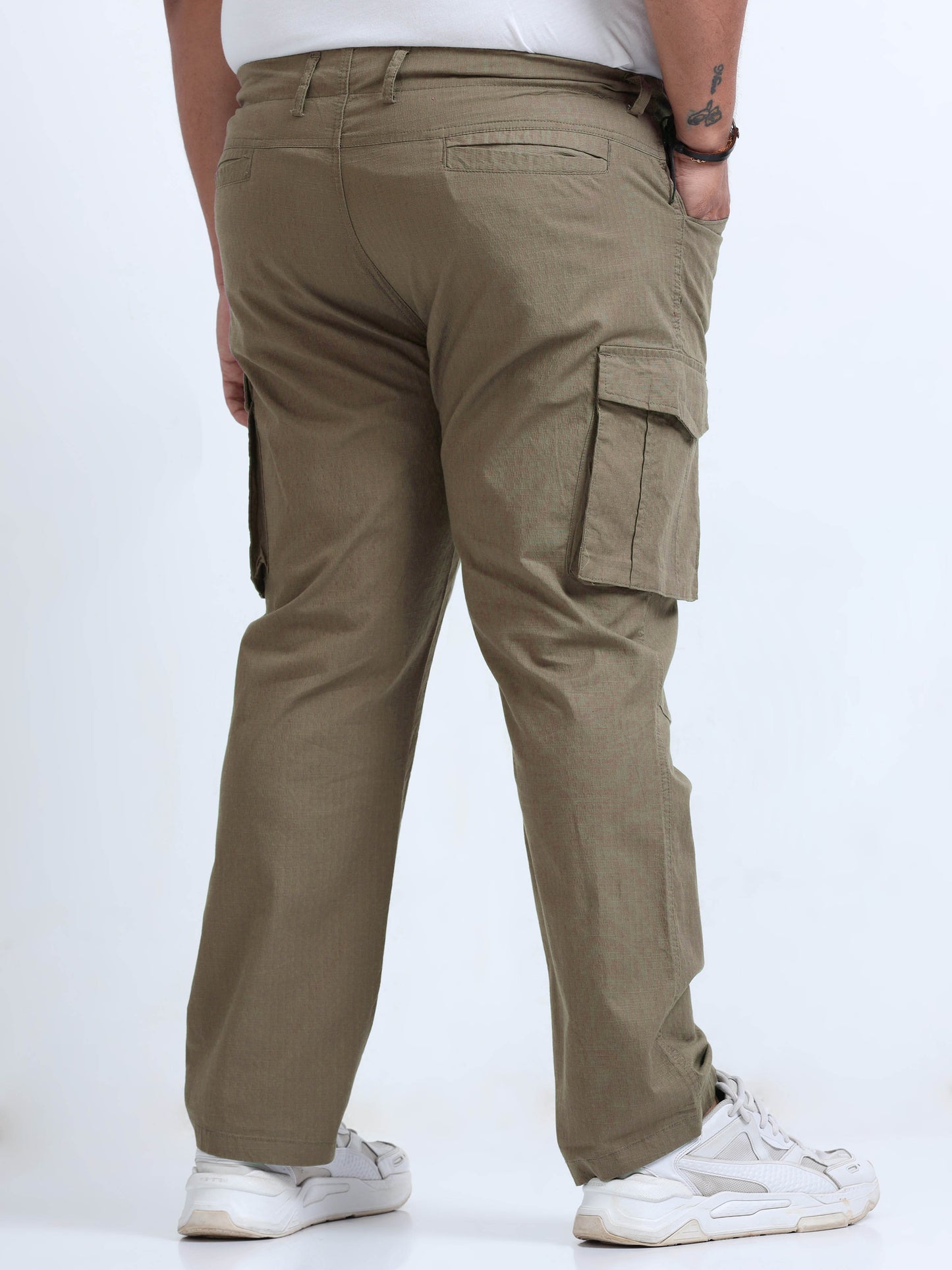 Men Big Boy Ribstop Cargo-Khakhi
