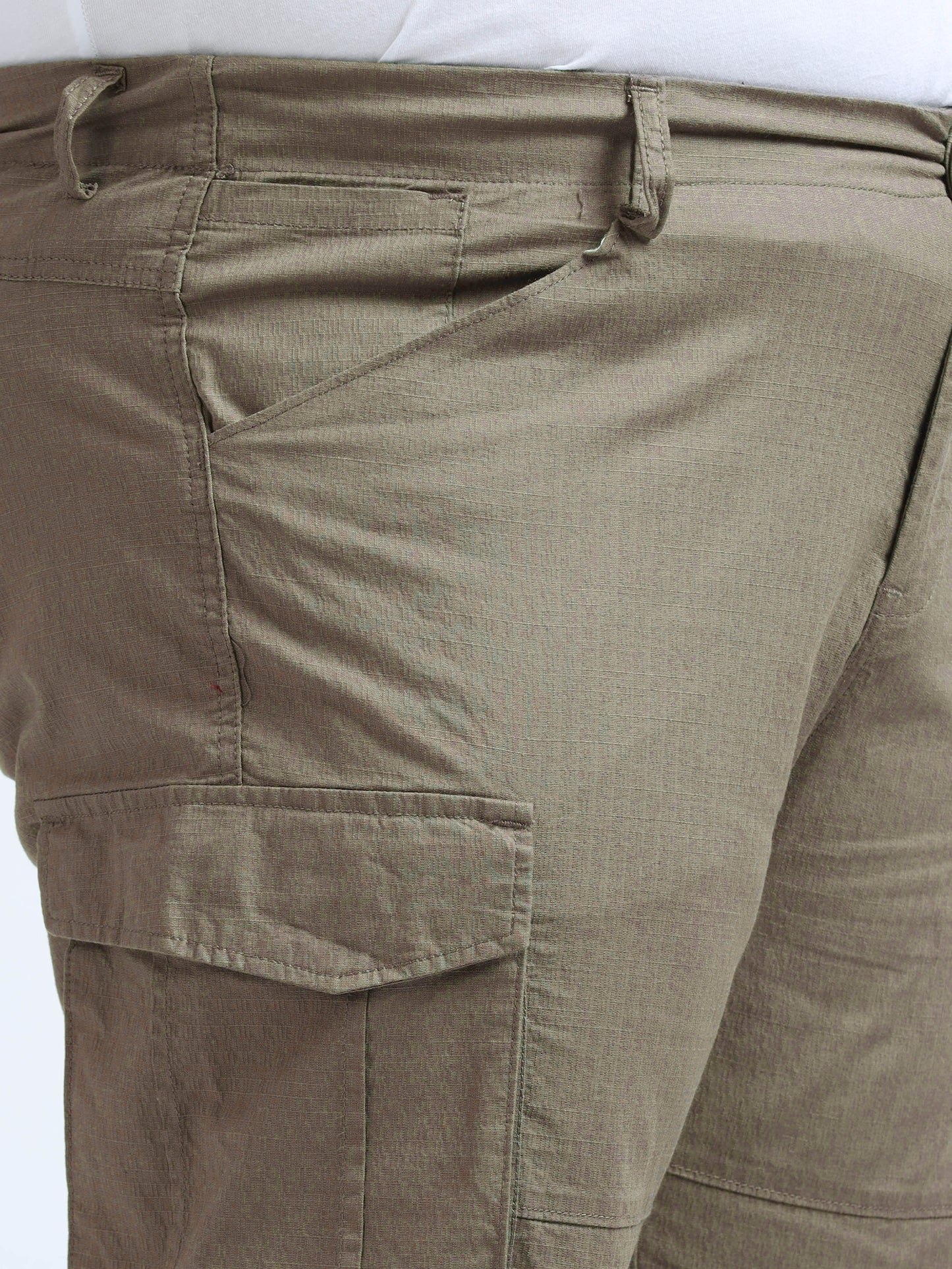 Men Big Boy Ribstop Cargo-Khakhi