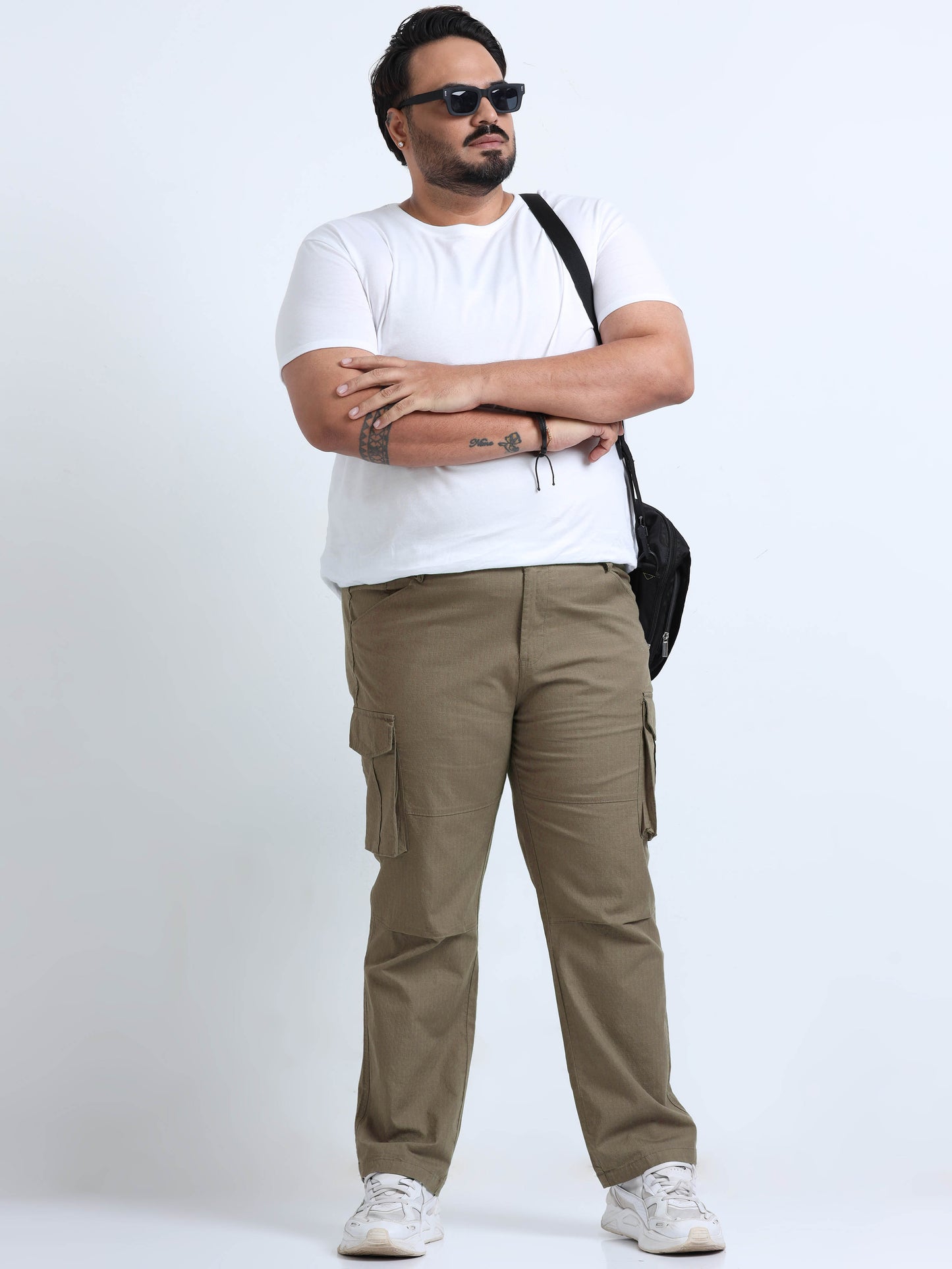 Men Big Boy Ribstop Cargo-Khakhi