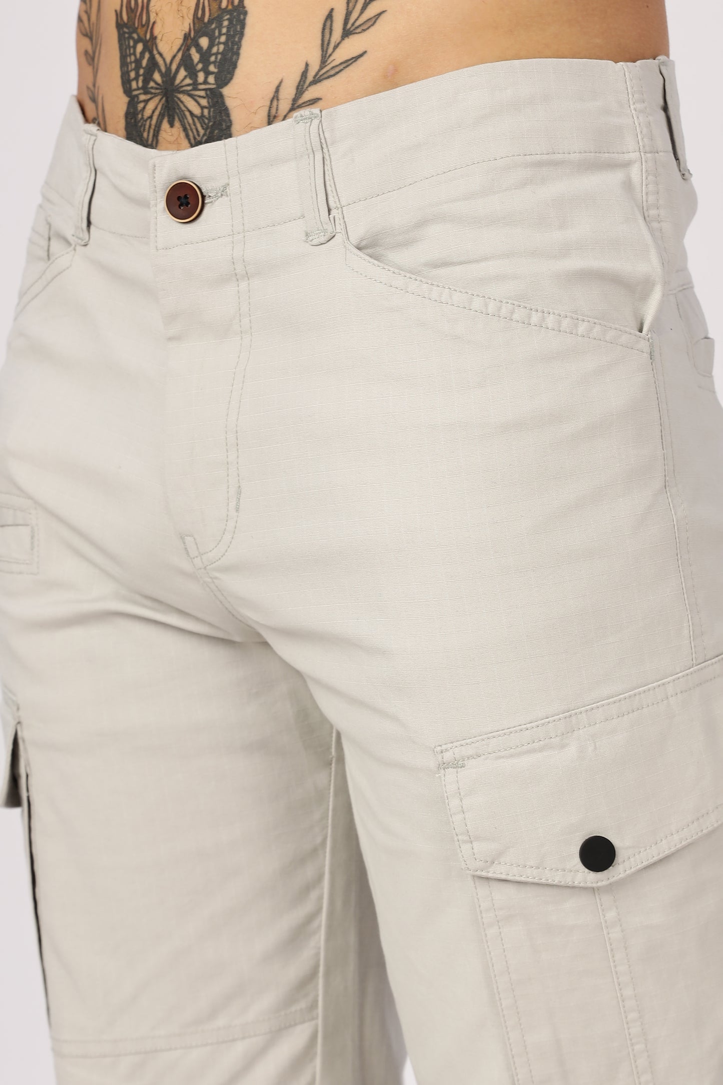 Men Ribstop Heavy duty Cargo-Stone