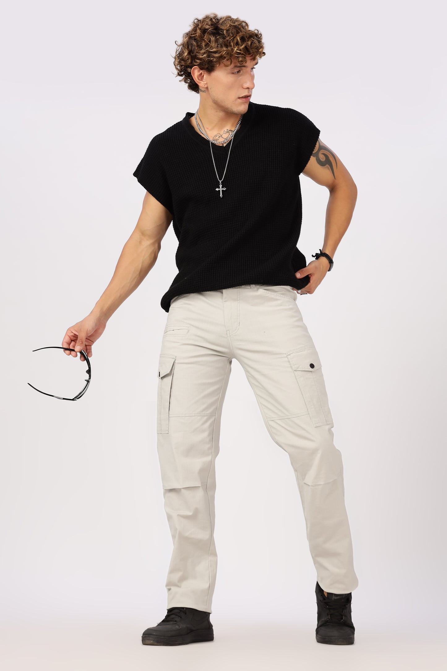 Men Ribstop Heavy duty Cargo-Stone