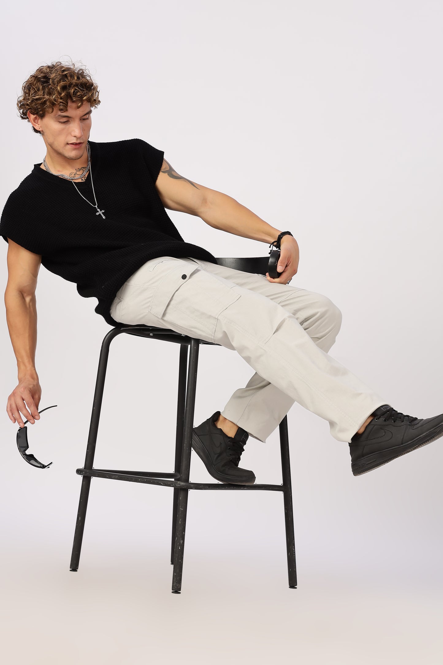 Men Ribstop Heavy duty Cargo-Stone