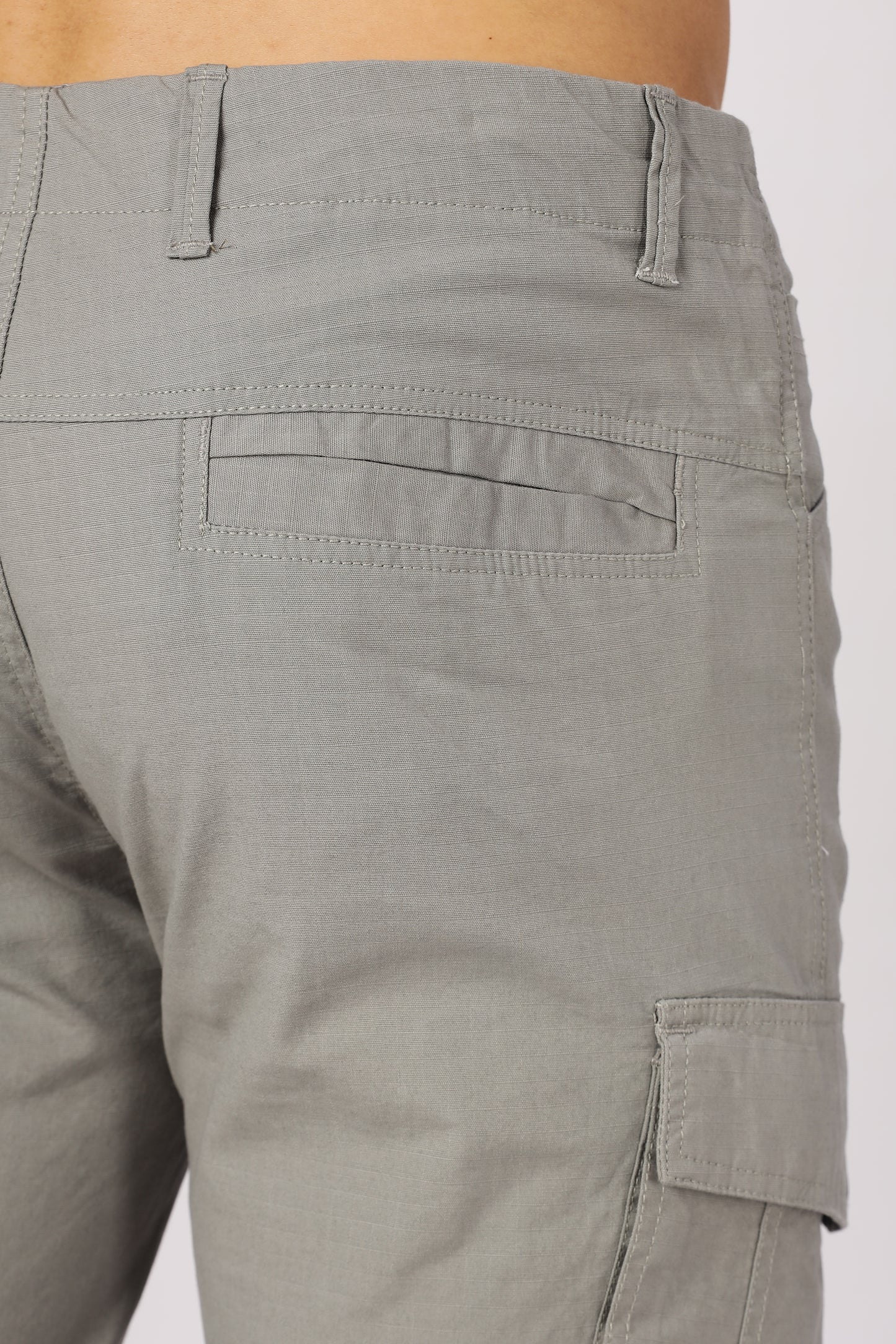 Men Ribstop Heavy duty Cargo-Lt Grey