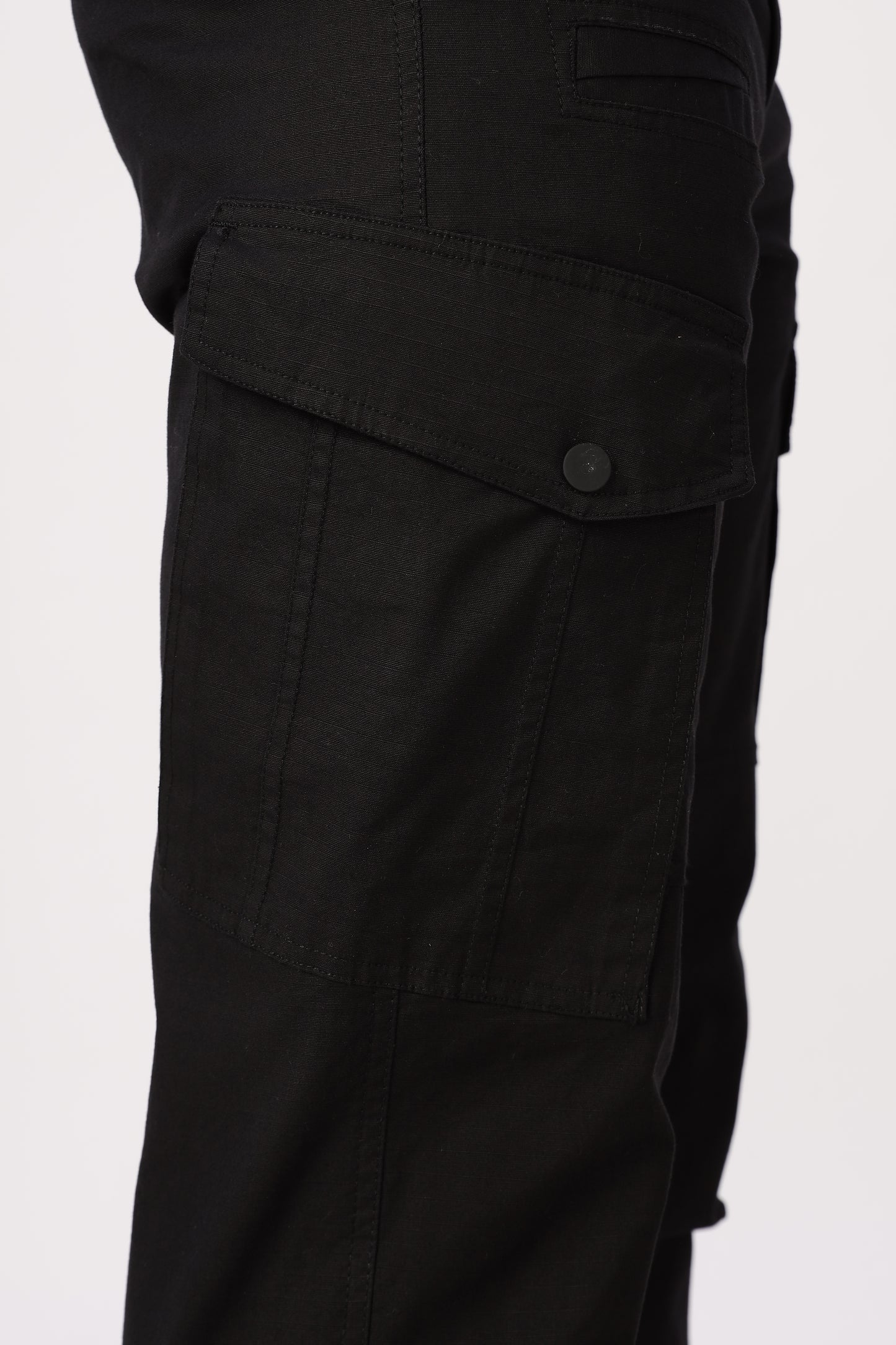 Men Ribstop Heavy duty Cargo-Black