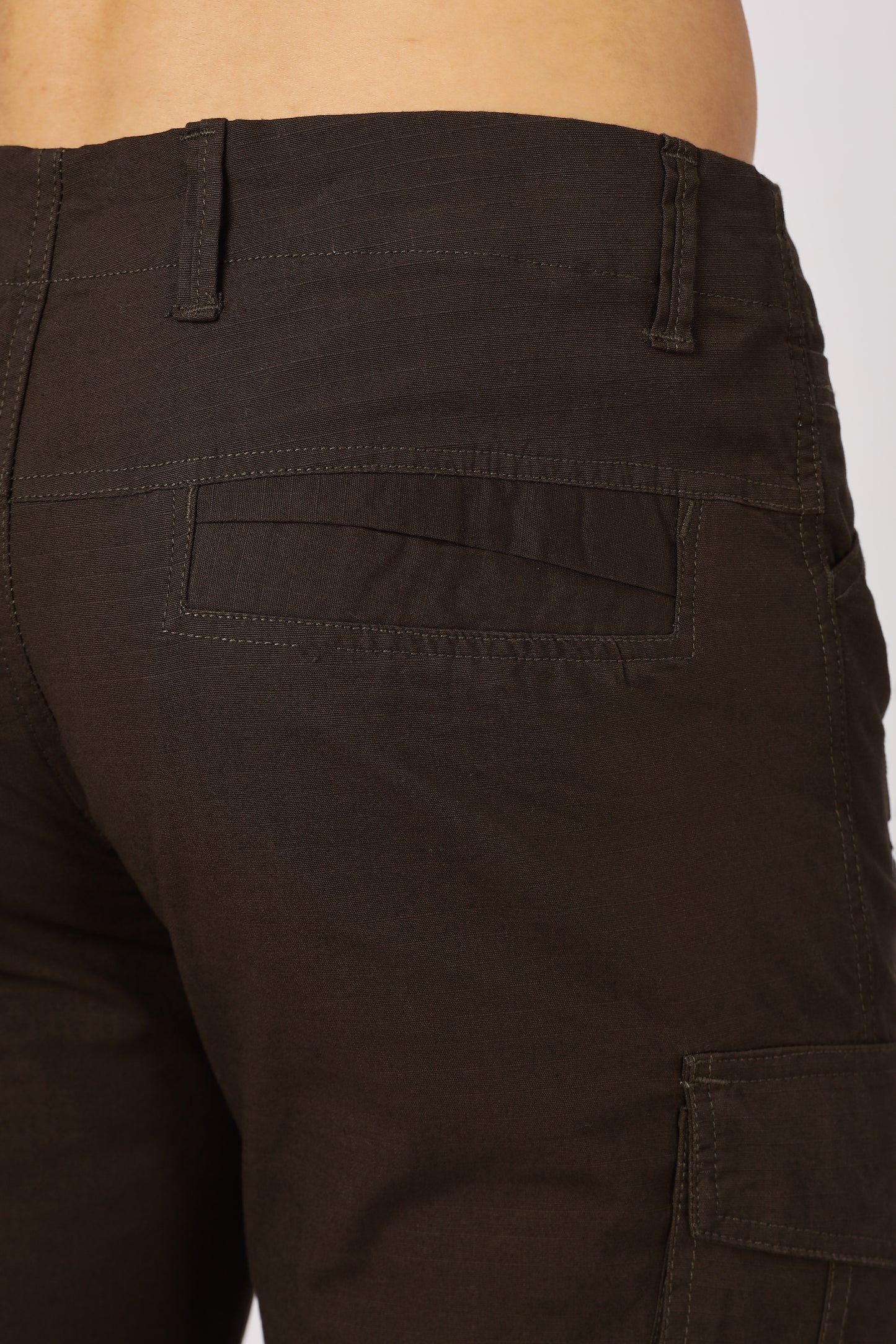 Men Ribstop Heavy duty Cargo-Brown