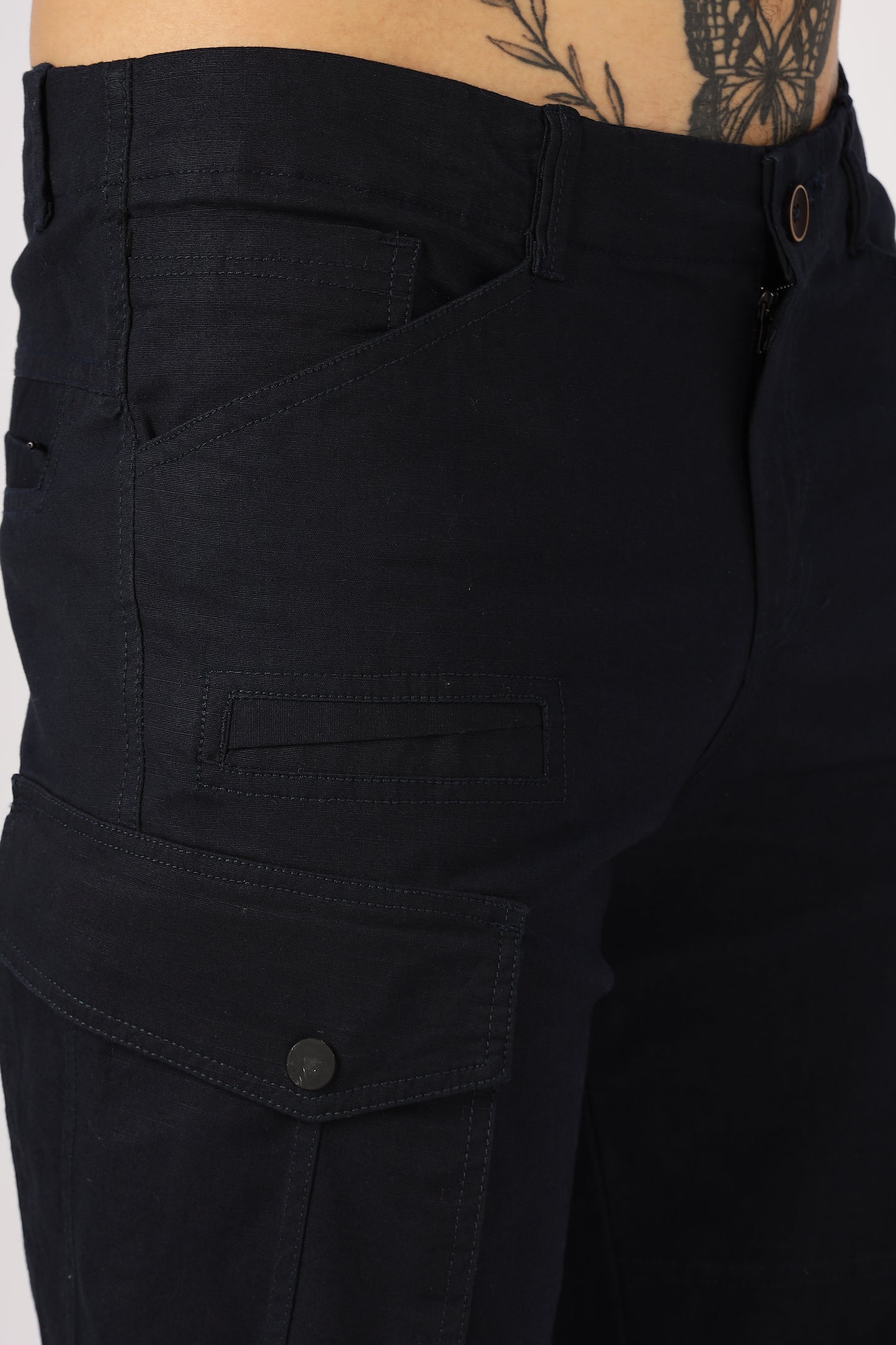 Men Ribstop Heavy duty Cargo-Navy
