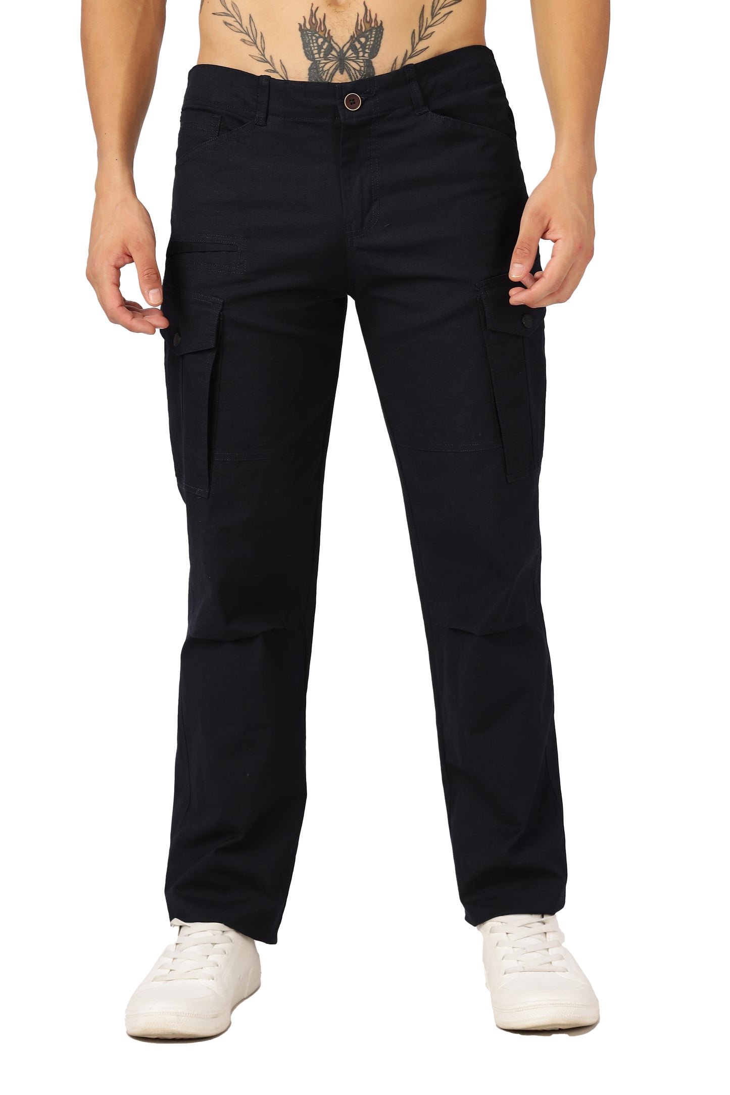 Men Ribstop Heavy duty Cargo-Navy