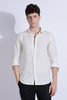 Men Lucas Look Linen Shirt- White