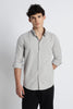 Men Milange Linen Look Shirts-Khakhi