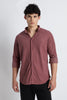 Men Corduroy Shirts-Pink