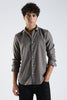 Men Dapper Linen Shirts-Dk Grey