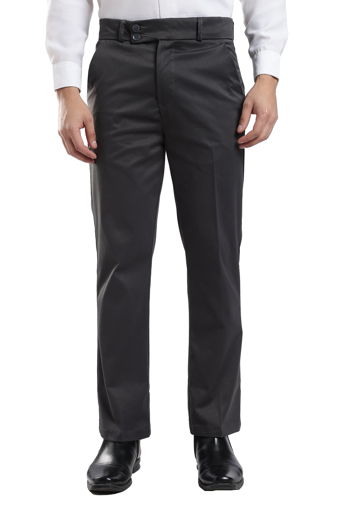 Men Boot Cut Suede-Navy