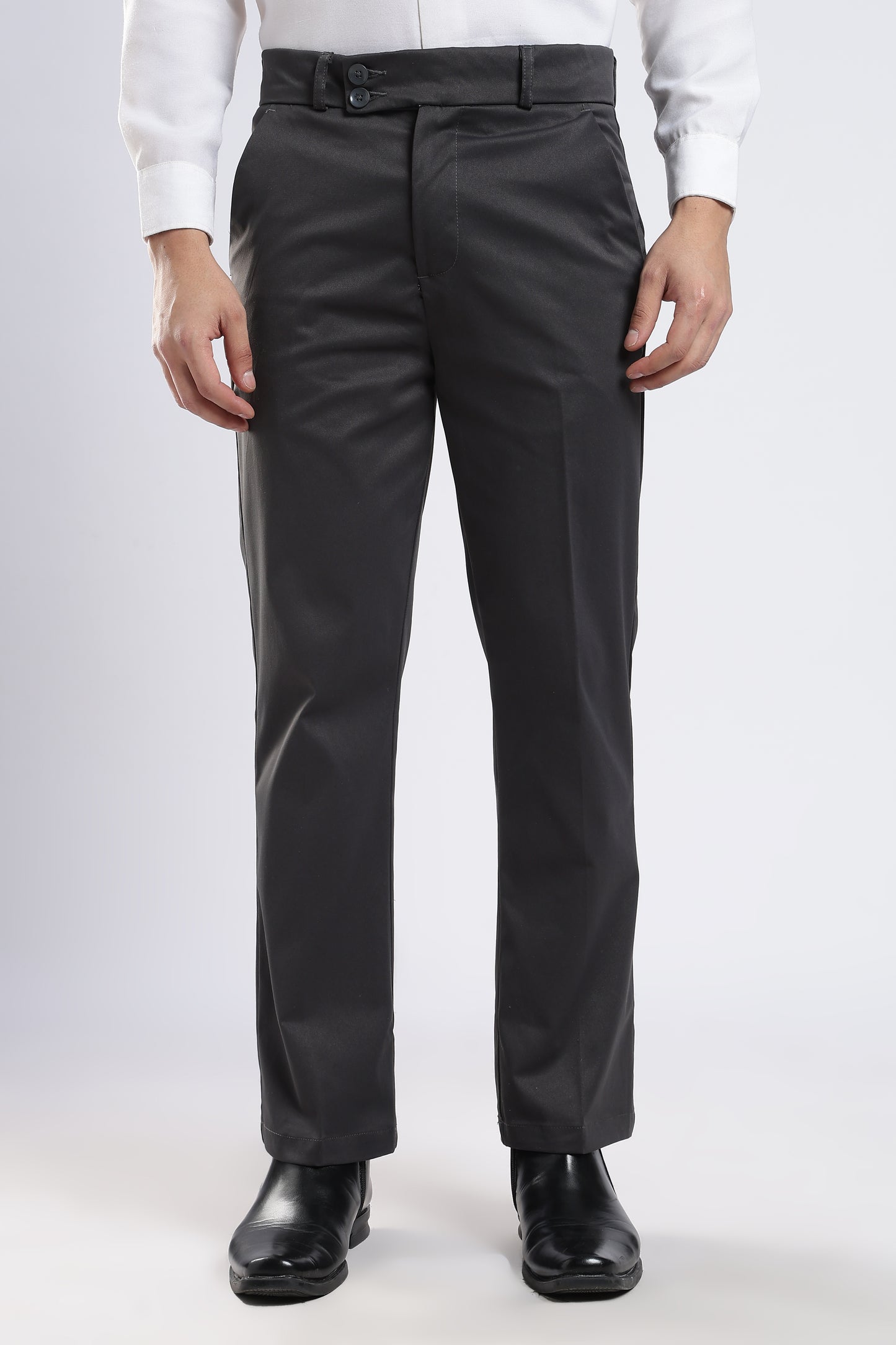 Men Boot Cut Suede-Navy