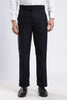 Men Boot Cut Linen Slub-Navy