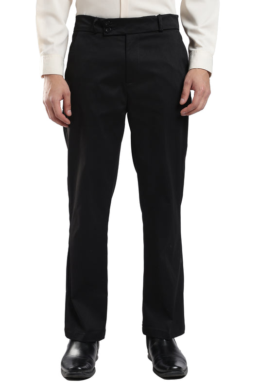Men Boot Cut Suede-Black