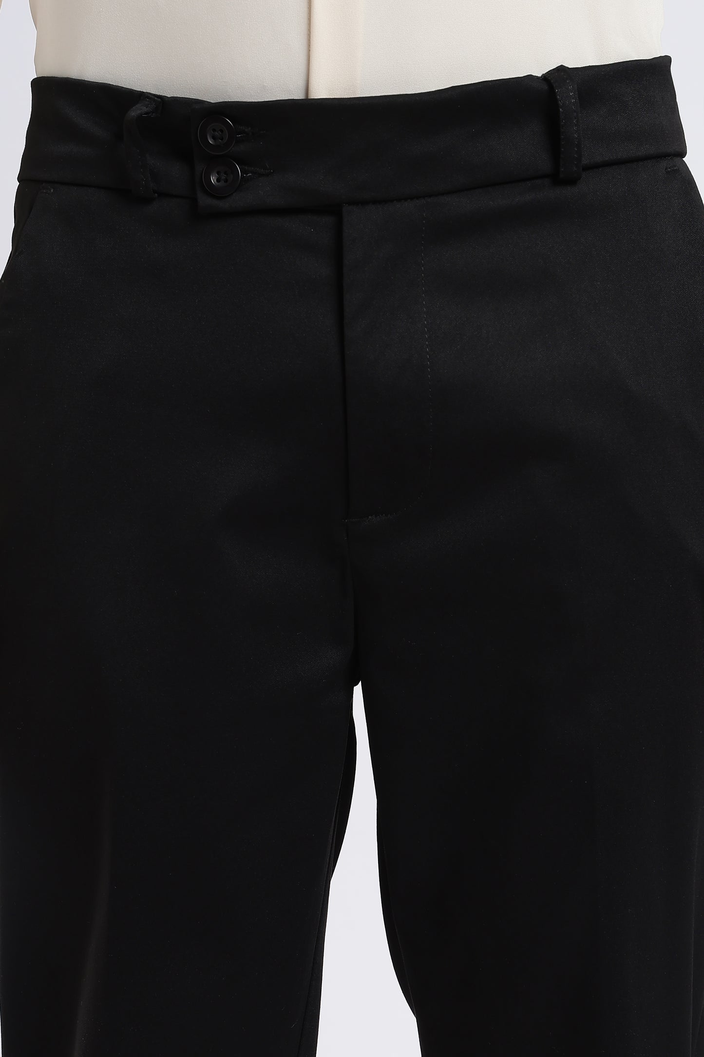 Men Boot Cut Suede-Black