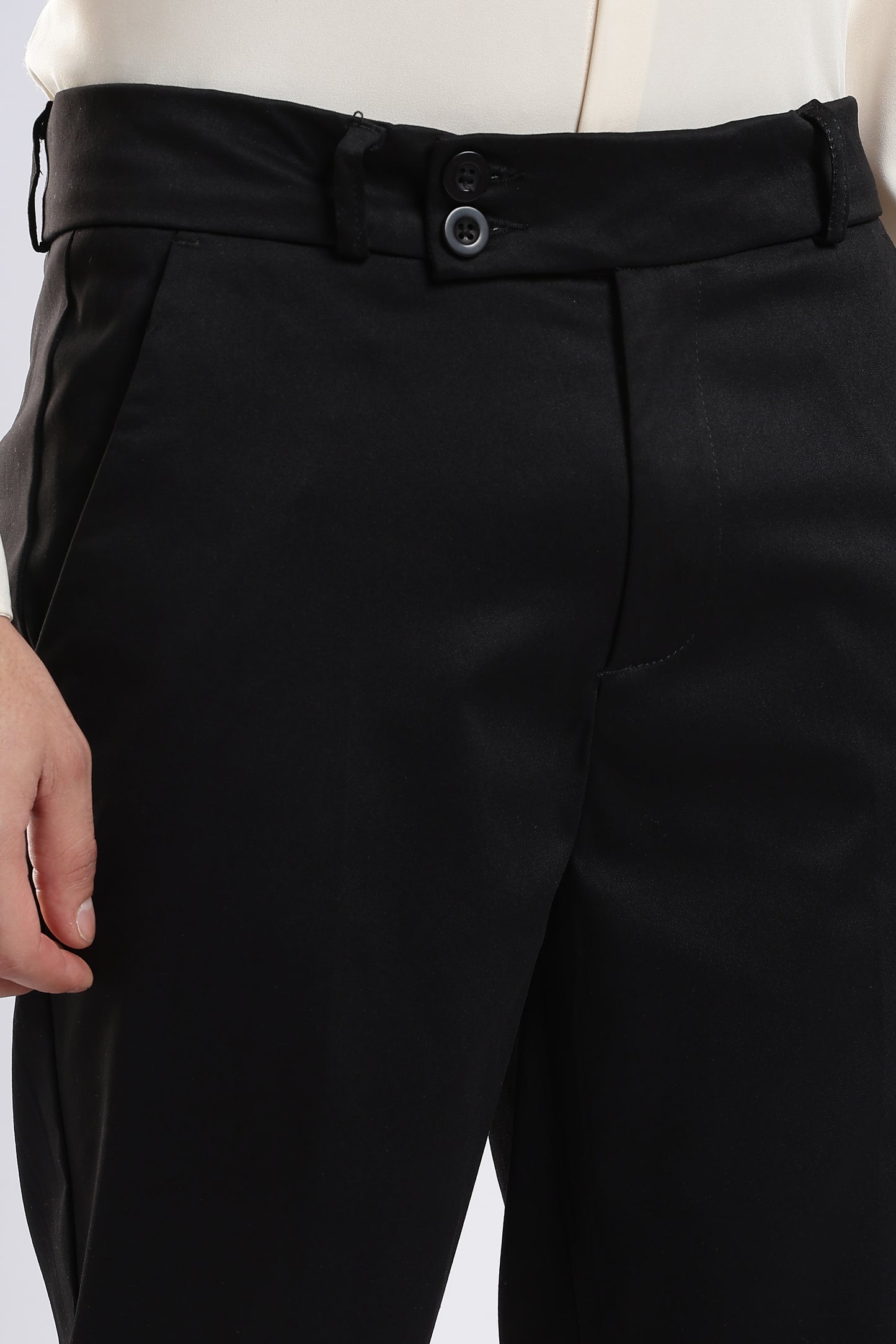 Men Boot Cut Suede-Black
