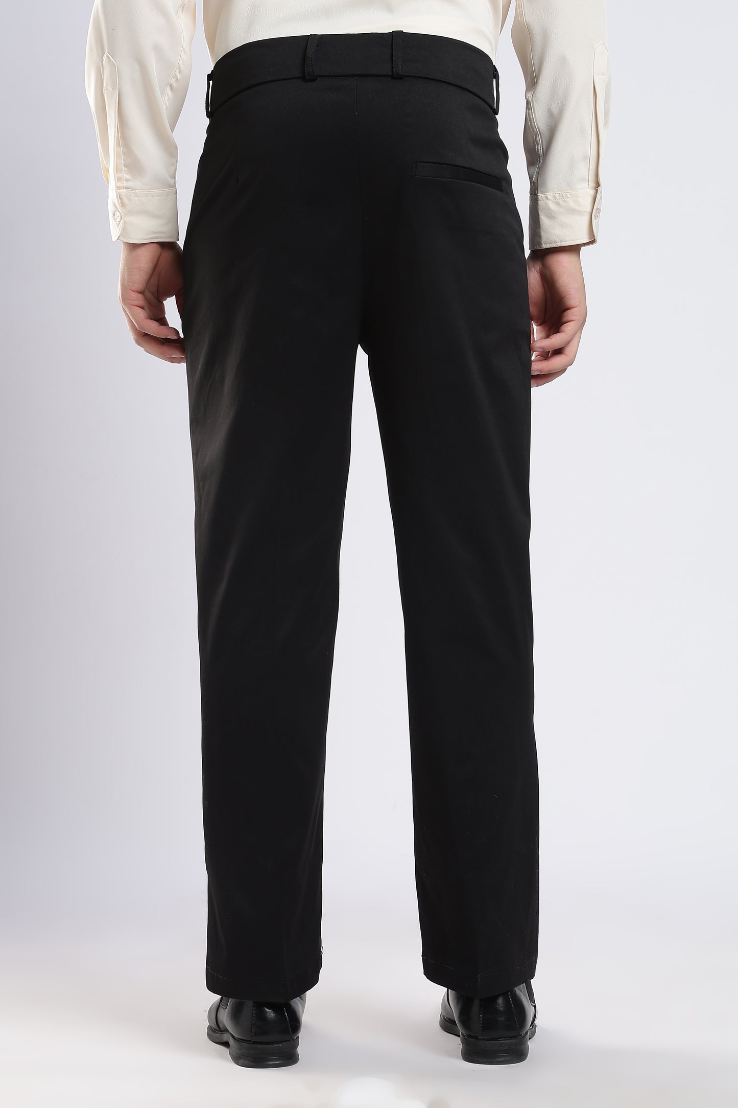 Men Boot Cut Suede-Black