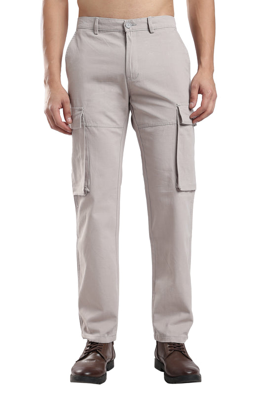 Men Dobby Cargo-Grey