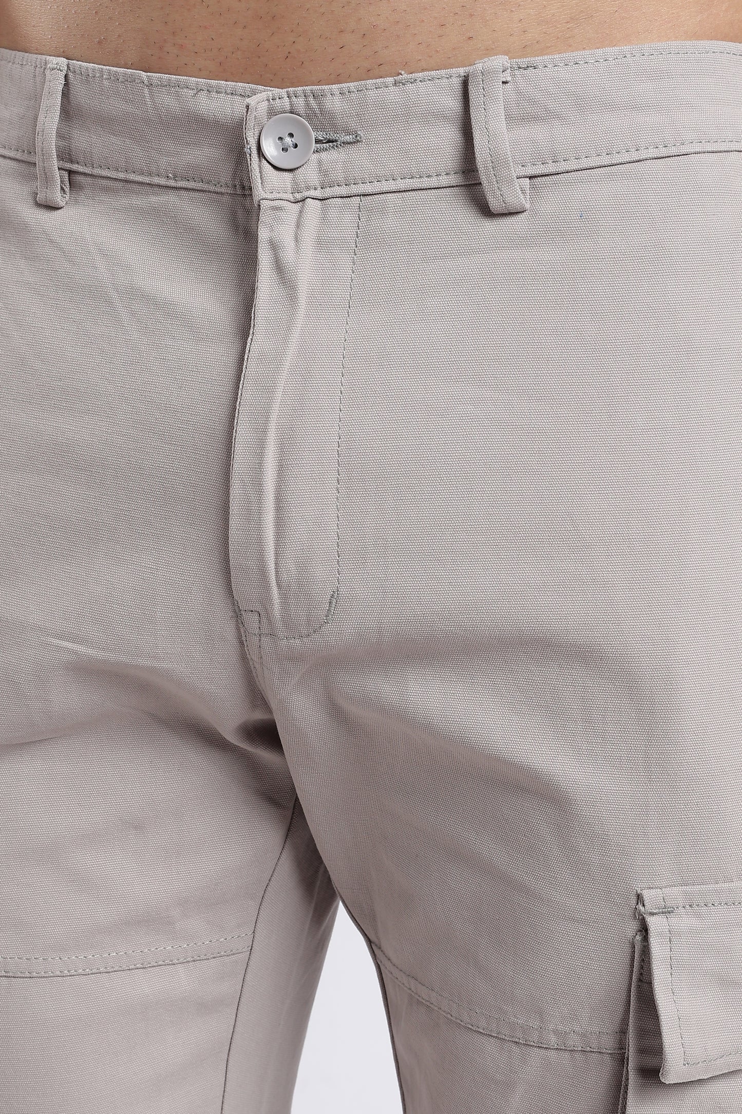 Men Dobby Cargo-Grey