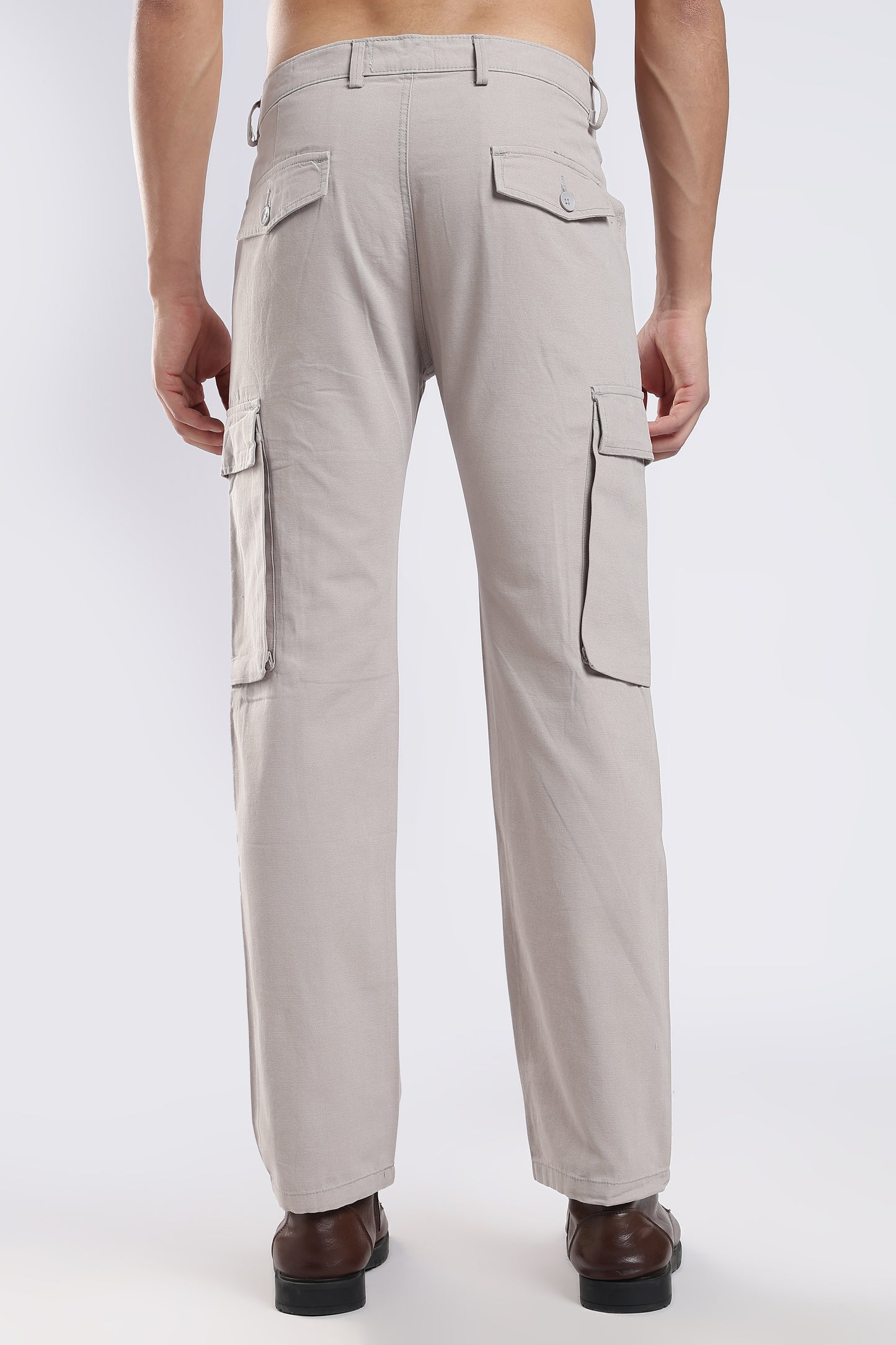 Men Dobby Cargo-Grey