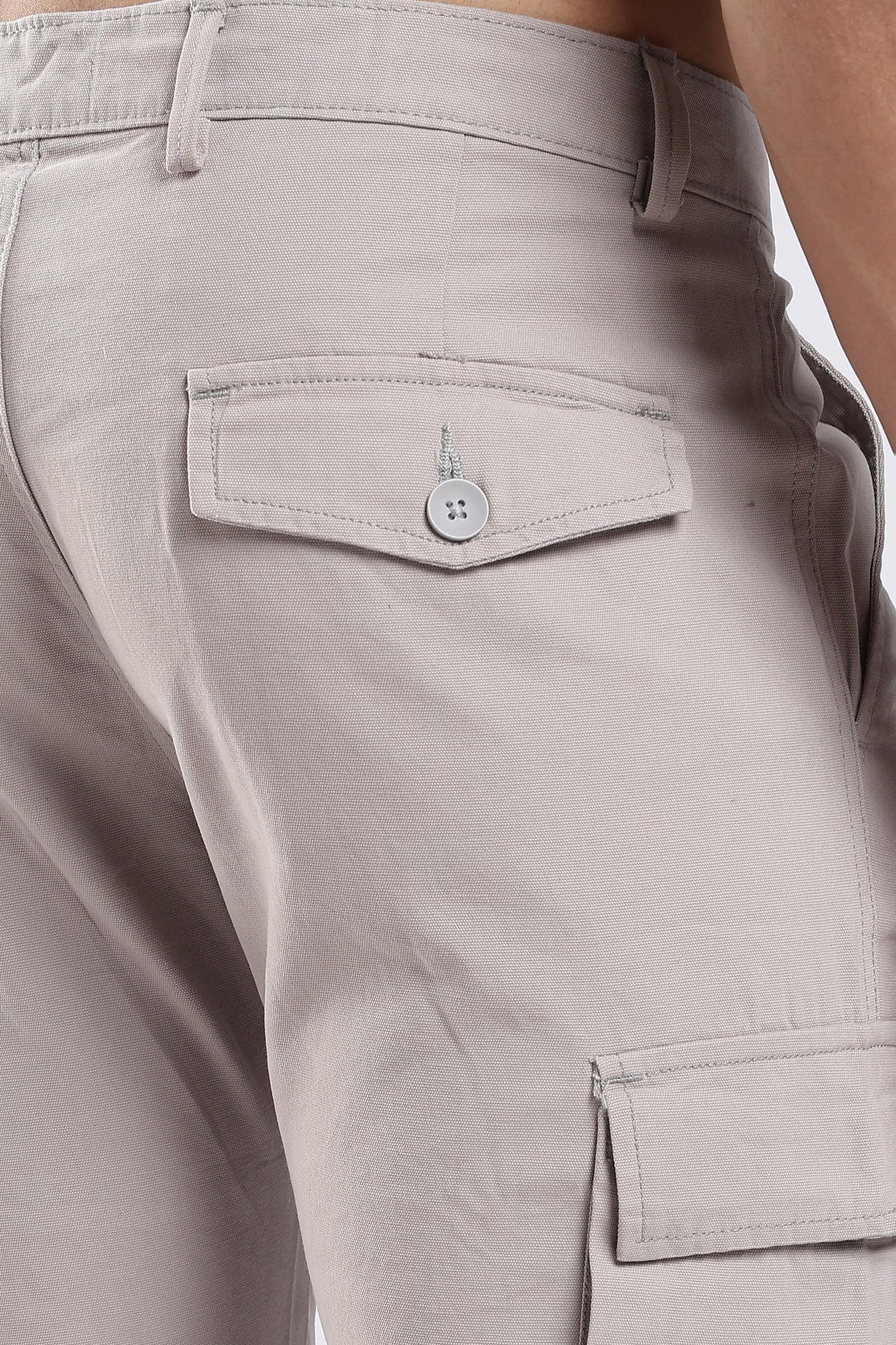 Men Dobby Cargo-Grey