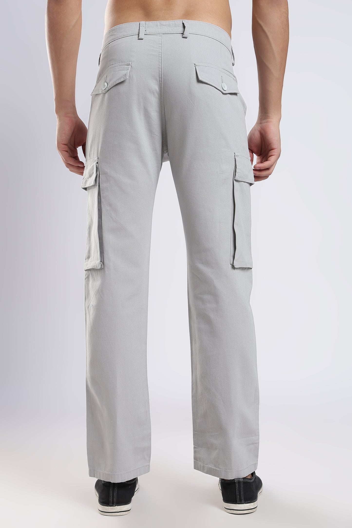 Men Dobby Cargo-Lt Grey