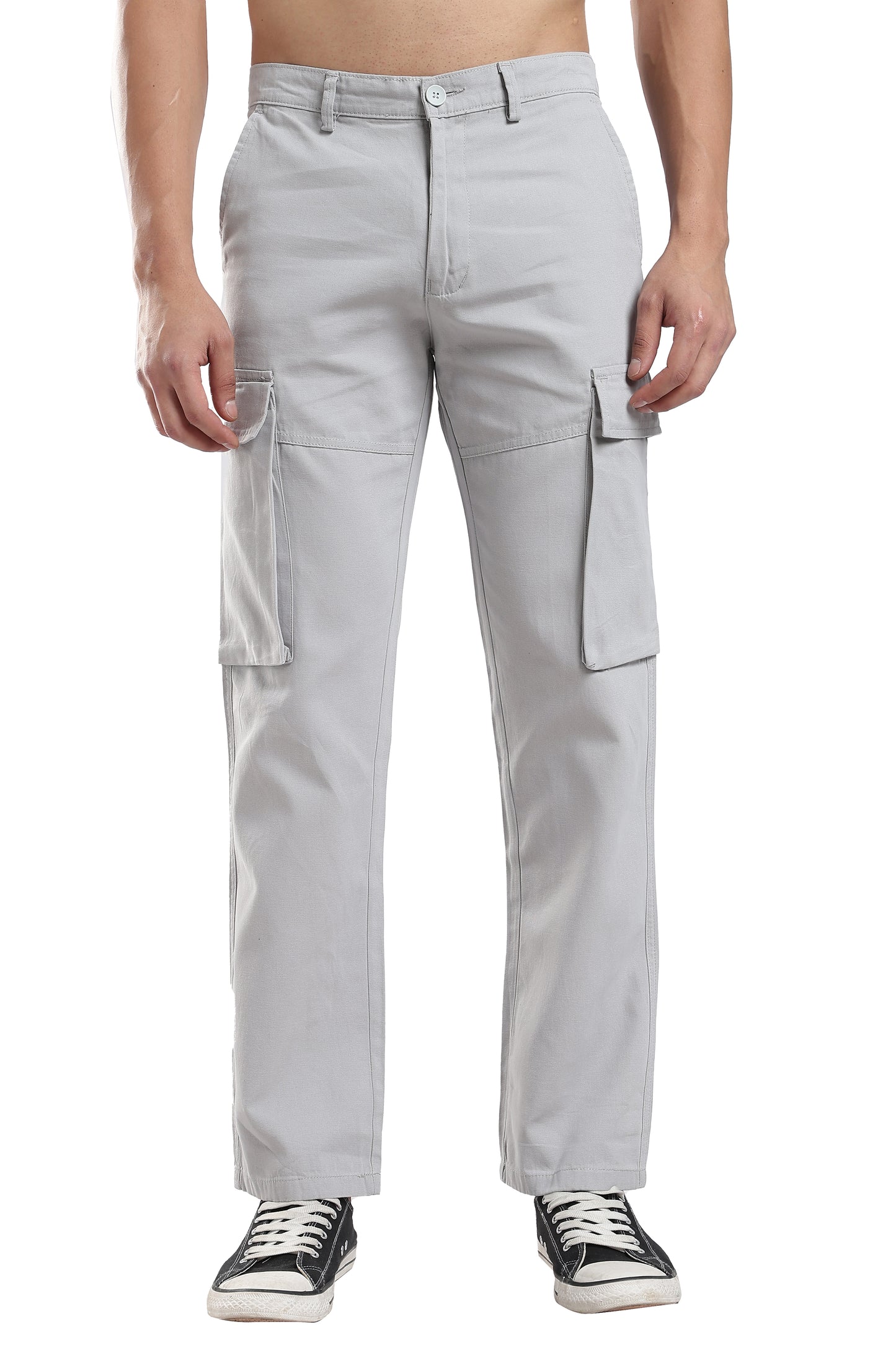 Men Dobby Cargo-Lt Grey