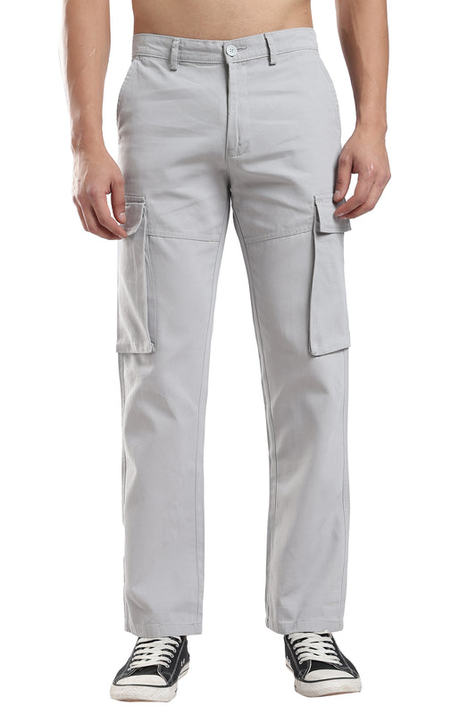 Men Dobby Cargo-Lt Grey