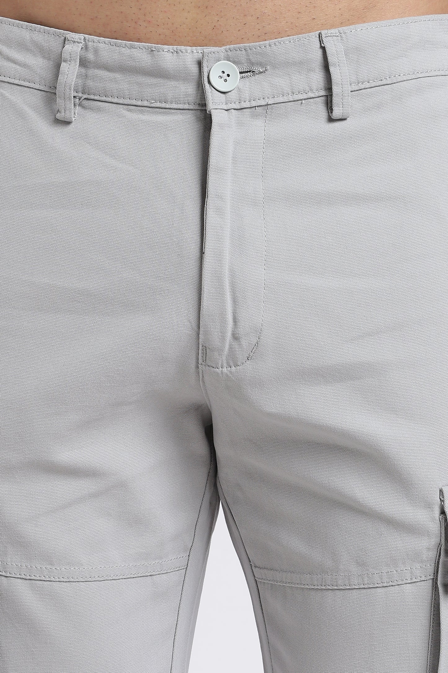 Men Dobby Cargo-Lt Grey