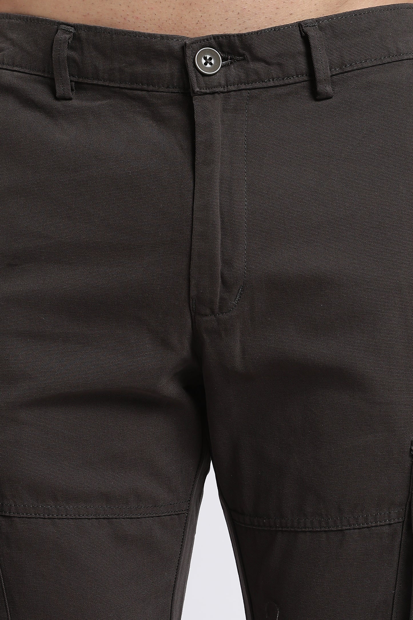 Men Dobby Cargo-Brown